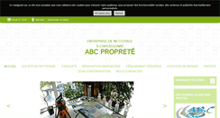 Desktop Screenshot of abcproprete.fr